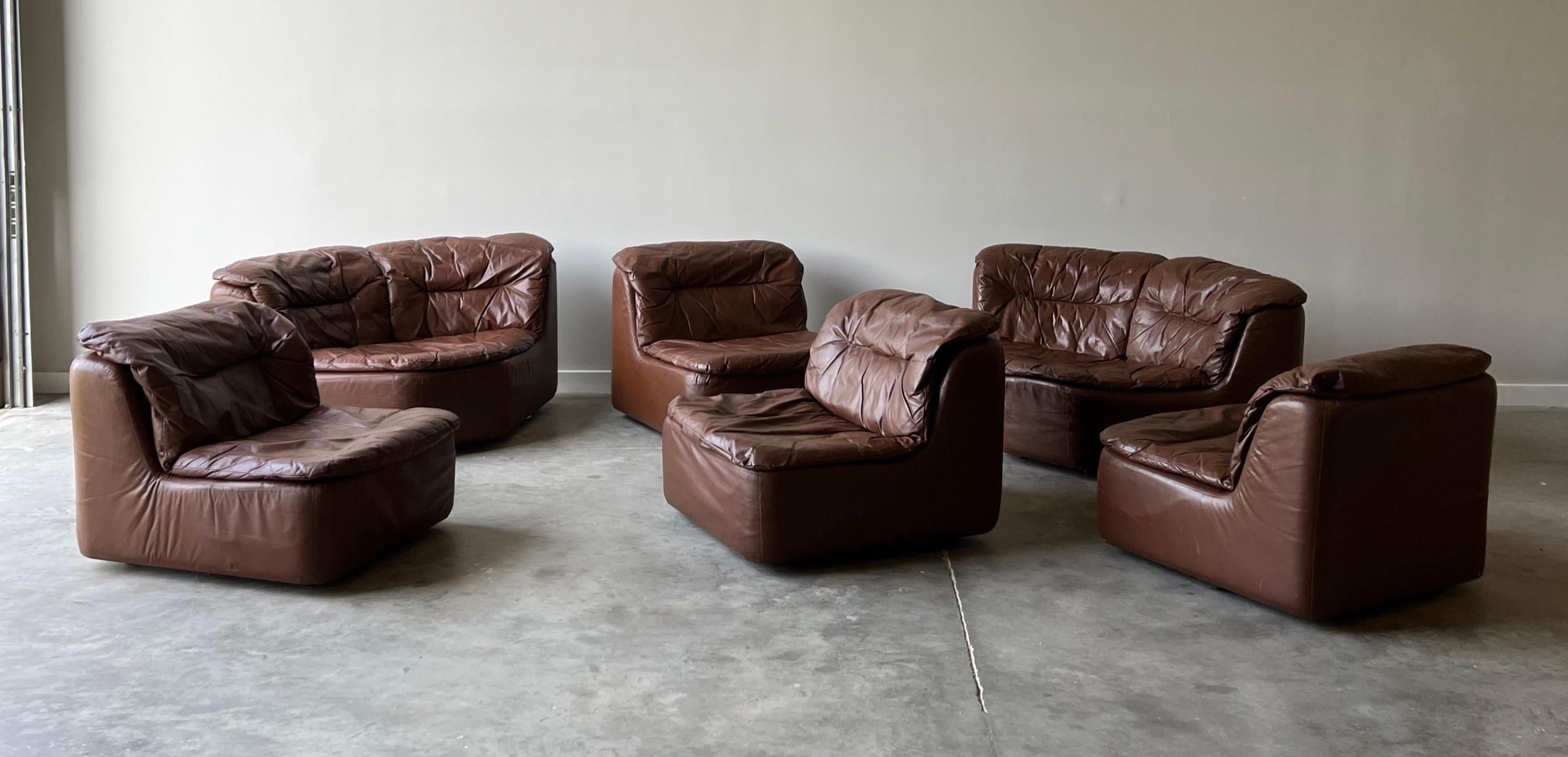 leather modular sofa