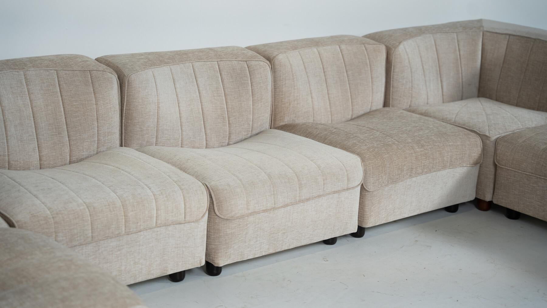 Fin du 20e siècle Canapé modulaire du milieu du siècle modèle 9 000 de Tito Agnoli pour Arflex, Italie, 1970 en vente