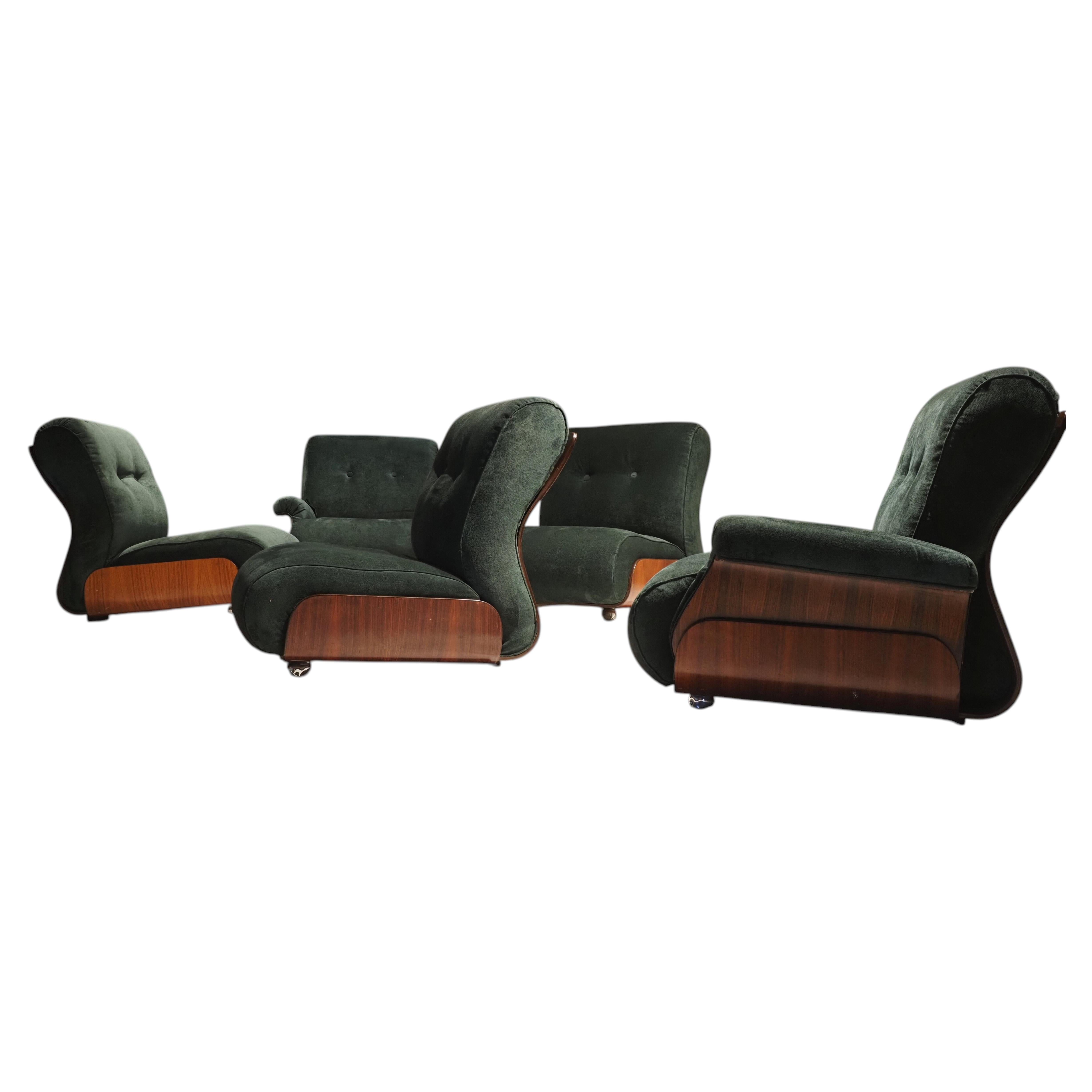 Mid-Century modular sofa set of 5