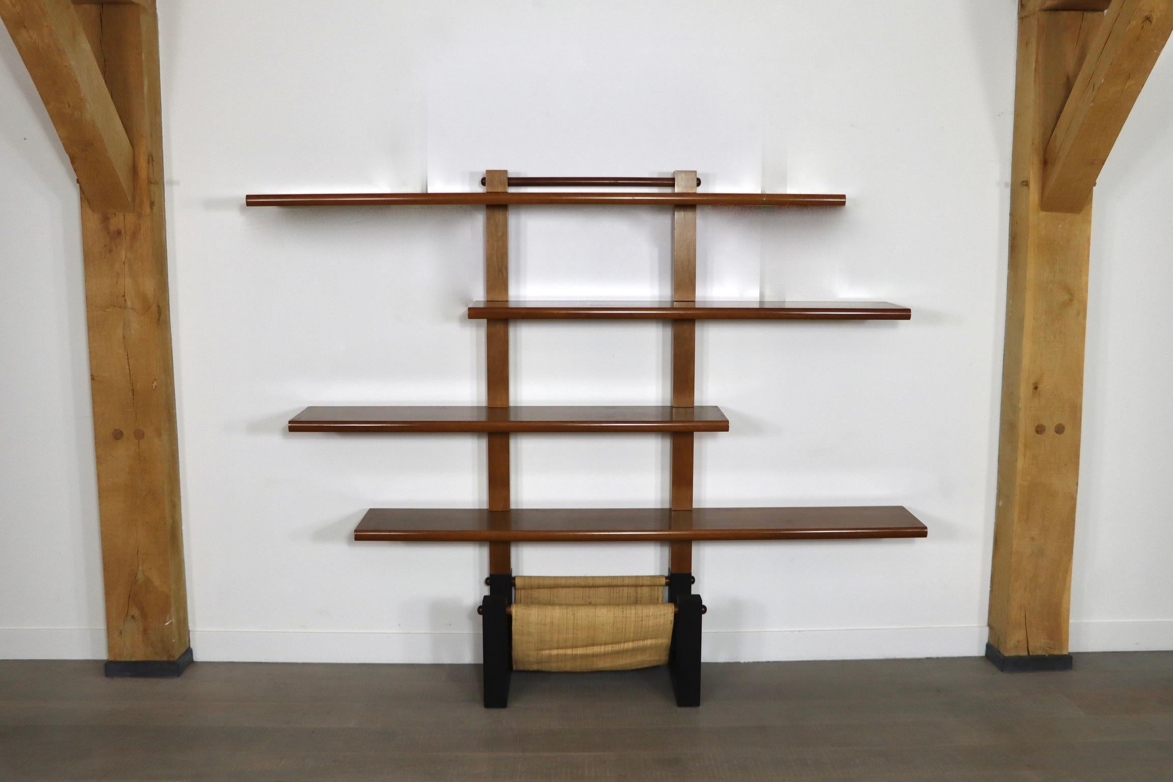 Mid century modular wall unit by Roberto Pamio and Renato Toso for Stilwood 1970 In Good Condition In ABCOUDE, UT