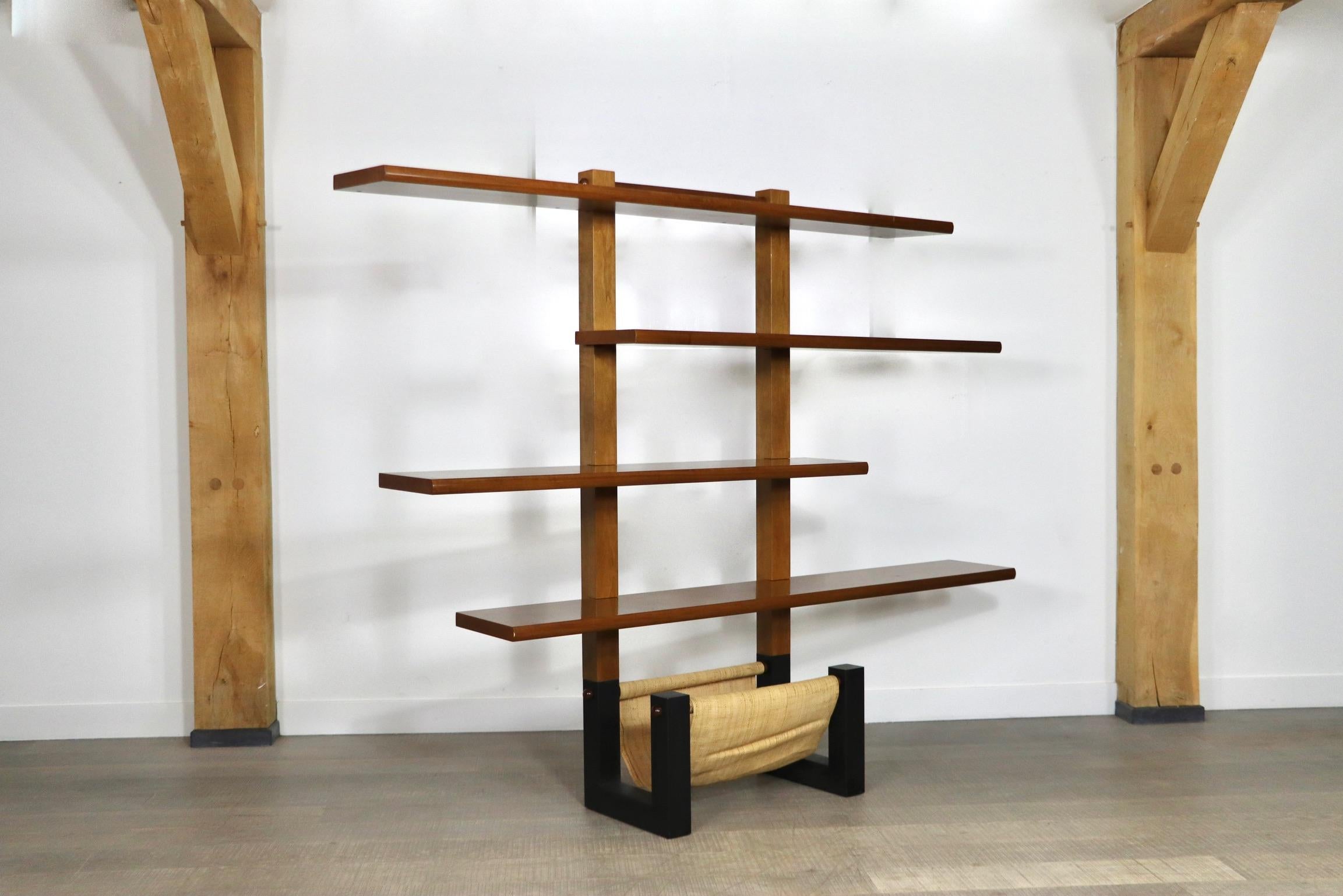 Seagrass Mid century modular wall unit by Roberto Pamio and Renato Toso for Stilwood 1970