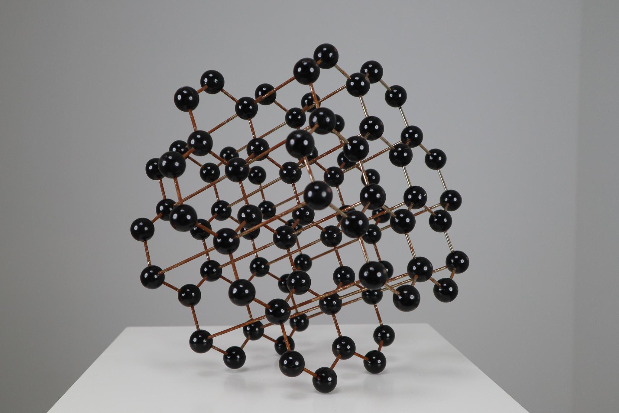 Mid-Century Modern Mid-Century Molecular Structure Model in Black, Europe 1950s