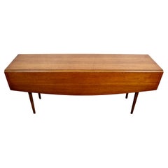 Tavolo a ribalta vintage "Monaco Walnut" di metà secolo