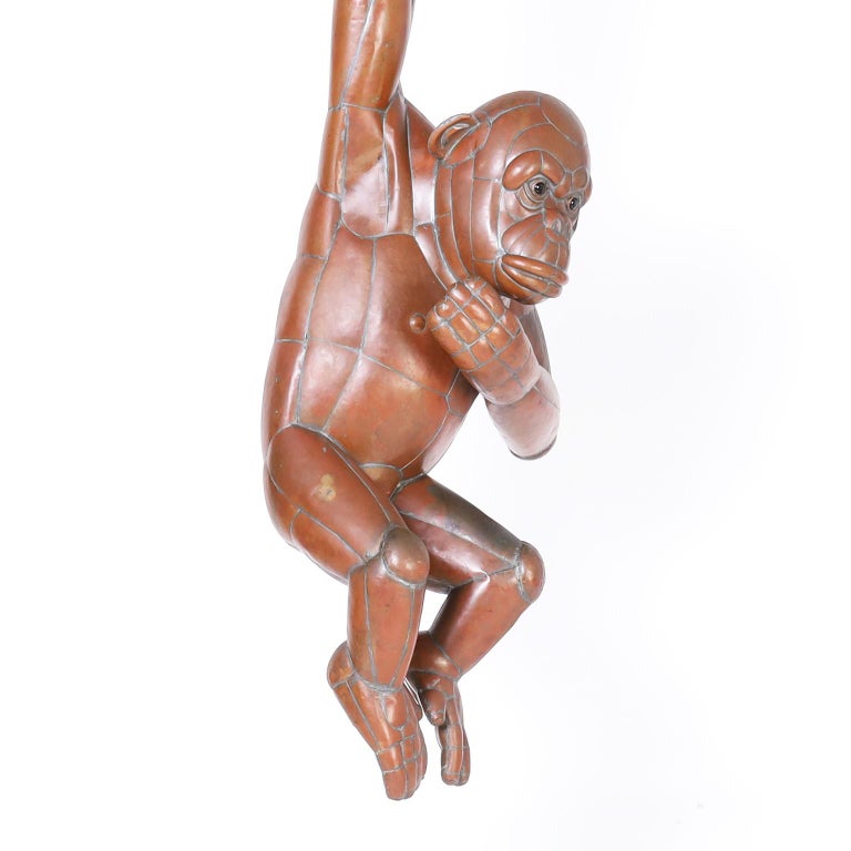 Mid Century Monkey or Chimpanzee Sculpture Signed Sergio Bustamante at ...