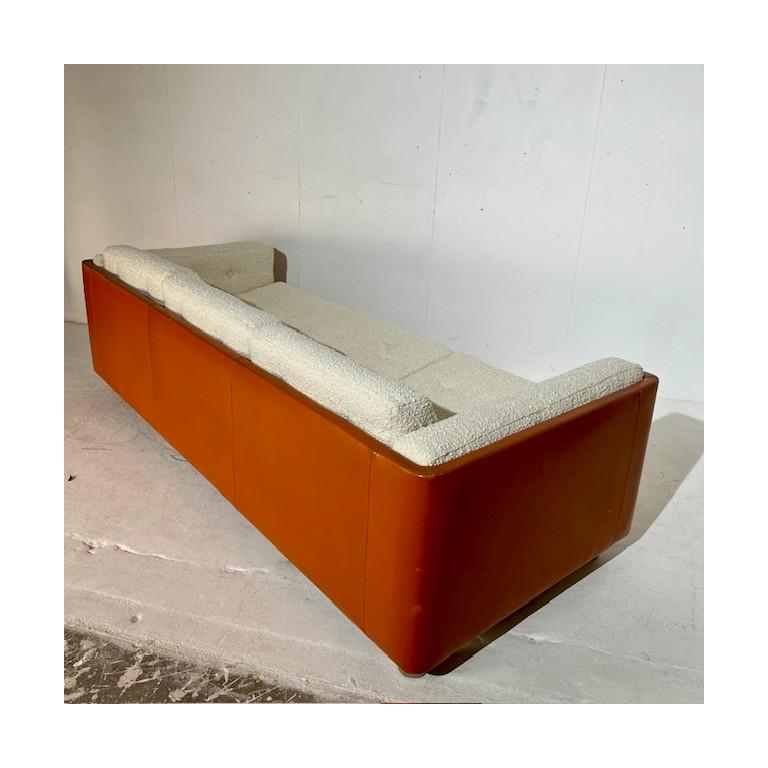 Mid-Century-Sofa „Montenapo“ von Mario scheichenbauer für Zanotta, 1960er Jahre (Leder) im Angebot