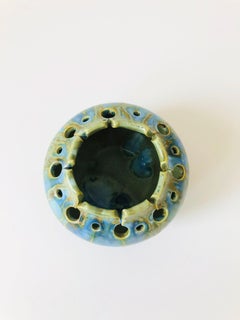 Mid Century Monterey Jade Studio Pottery Vase