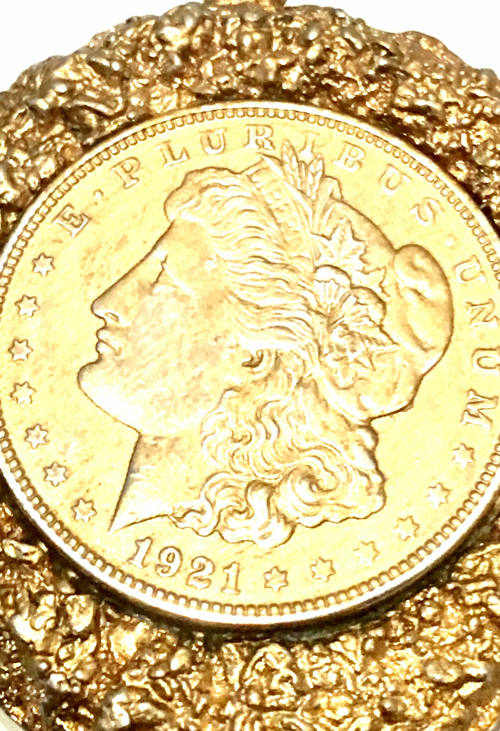 1921 gold morgan dollar