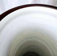 Mid Century Monumental Chinese Calligraphy Vases, A Pair