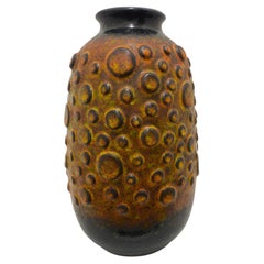Mid Century ‘Moon Crater’ Vase by Jasba Keramik Germany