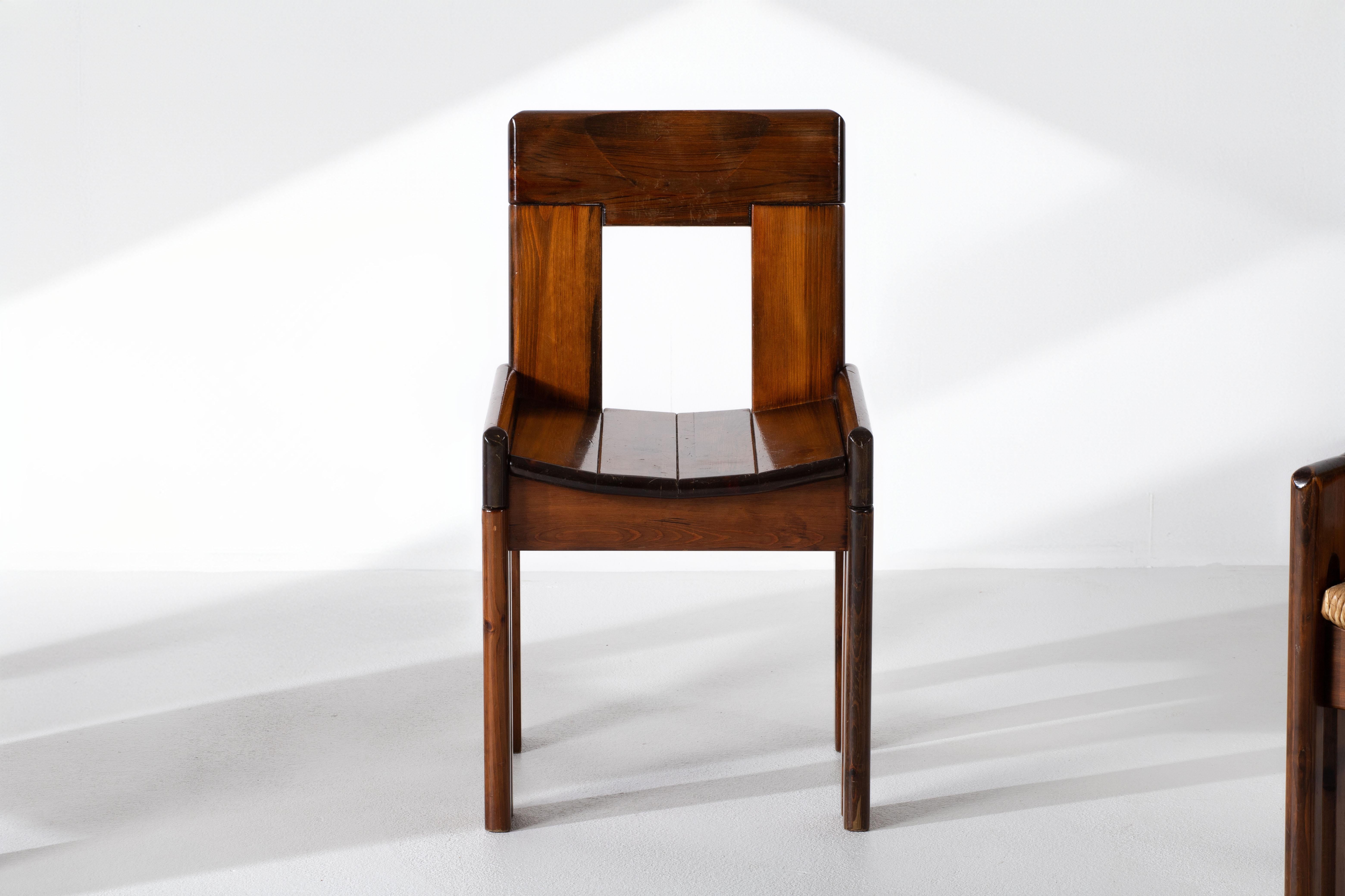 Ensemble de table et chaises brutalistes mi-siècle moderne en vente 10