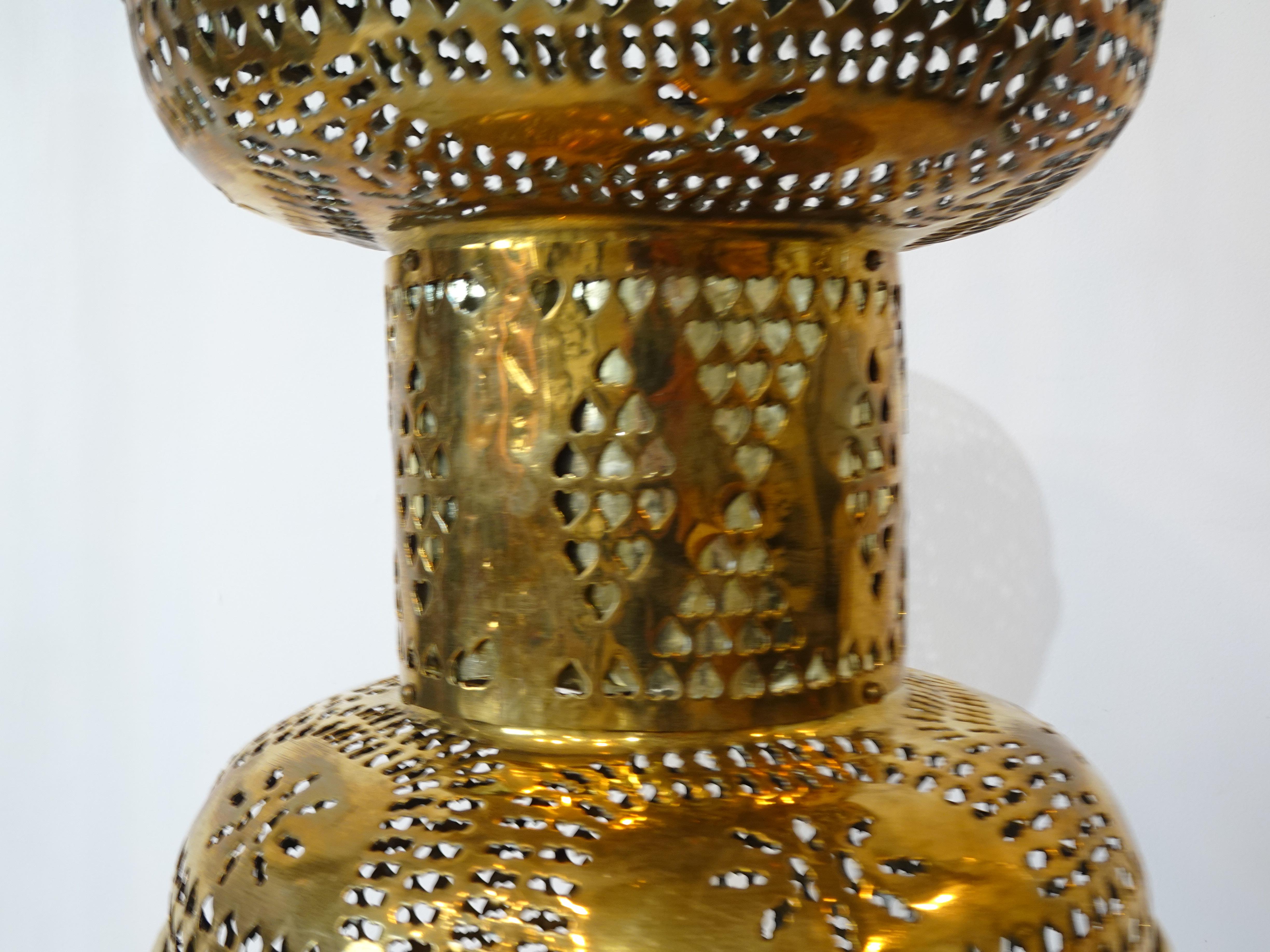 moroccan brass lamp