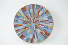 Mosaik-Wandteller / Schale von W. Zimmermann für Ritter (Mitte des Jahrhunderts)