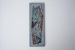 Mosaik-Wandteller aus der Jahrhundertmitte von W. Zimmermann für Ritter