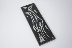 Mosaik-Wandteller aus der Jahrhundertmitte von W. Zimmermann für Ritter