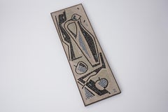 Mosaik-Wandteller aus der Jahrhundertmitte von W. Zimmermann für Ritter