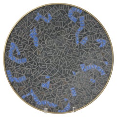 Mosaik-Wandteller aus der Jahrhundertmitte von W. Zimmermann für Ritter