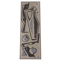 Mosaik-Wandteller aus der Jahrhundertmitte von W. Zimmermann für Ritter