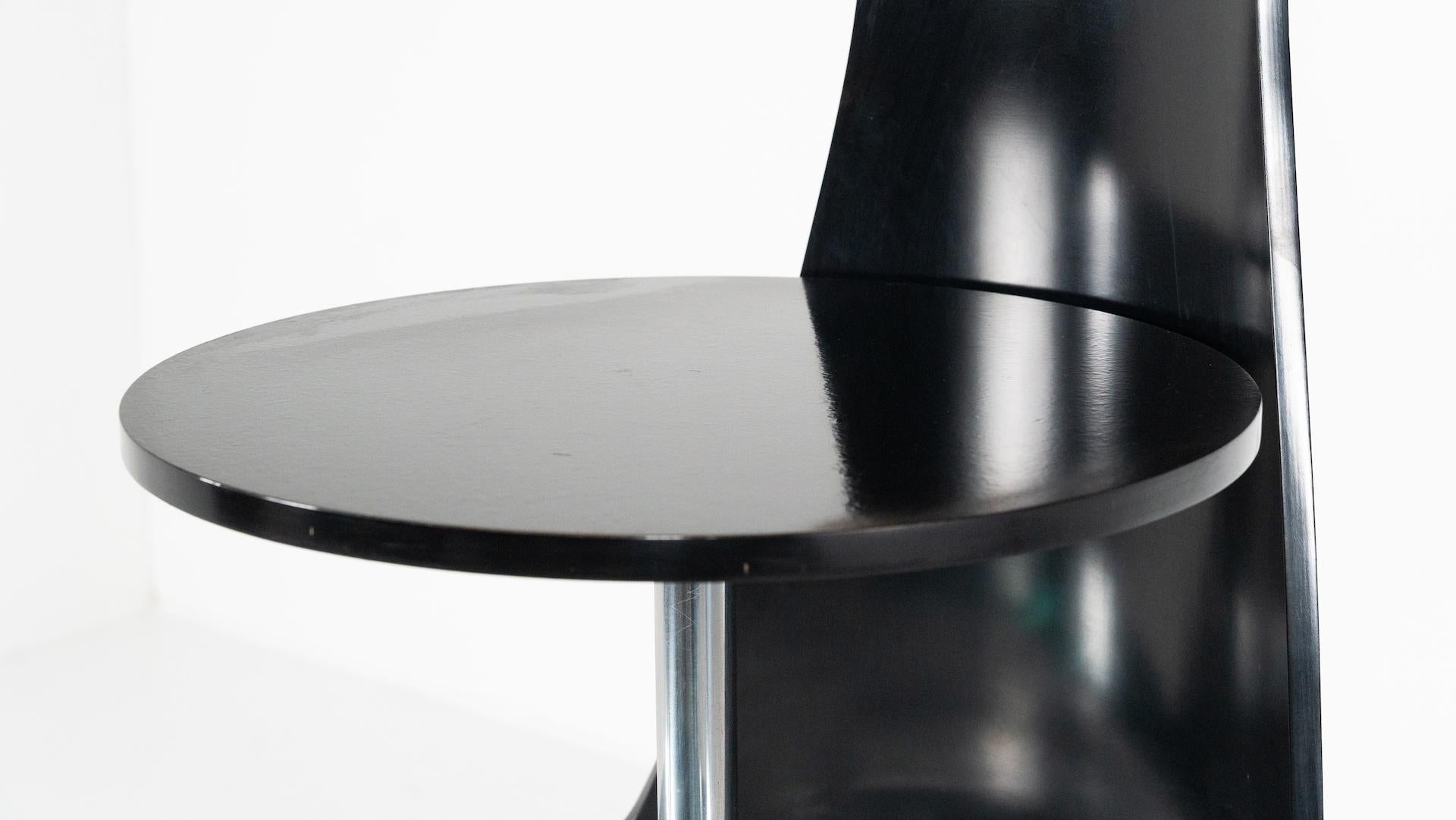 Mid-Century Motorized Bar by Willy Rizzo, Wood Metal and Glass, Italy, 1970s 6