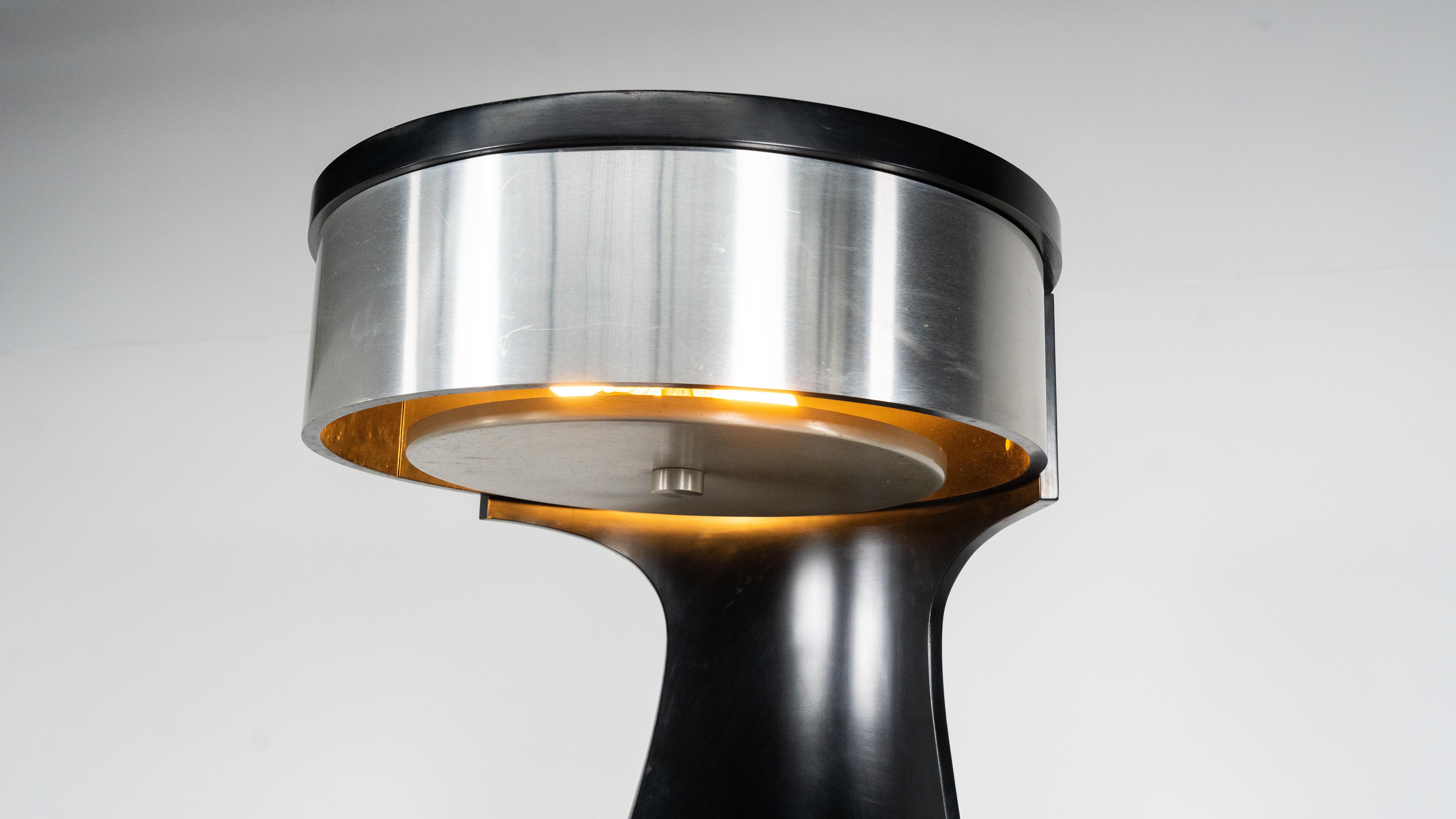 Mid-Century Motorized Bar by Willy Rizzo, Wood Metal and Glass, Italy, 1970s 10