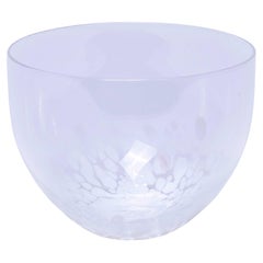 Mid Century Mottled Goto Glass Bowl
