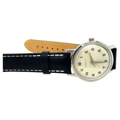 Mid-Century Movado for Tiffany & Co. Stainless Steel Wristwatch