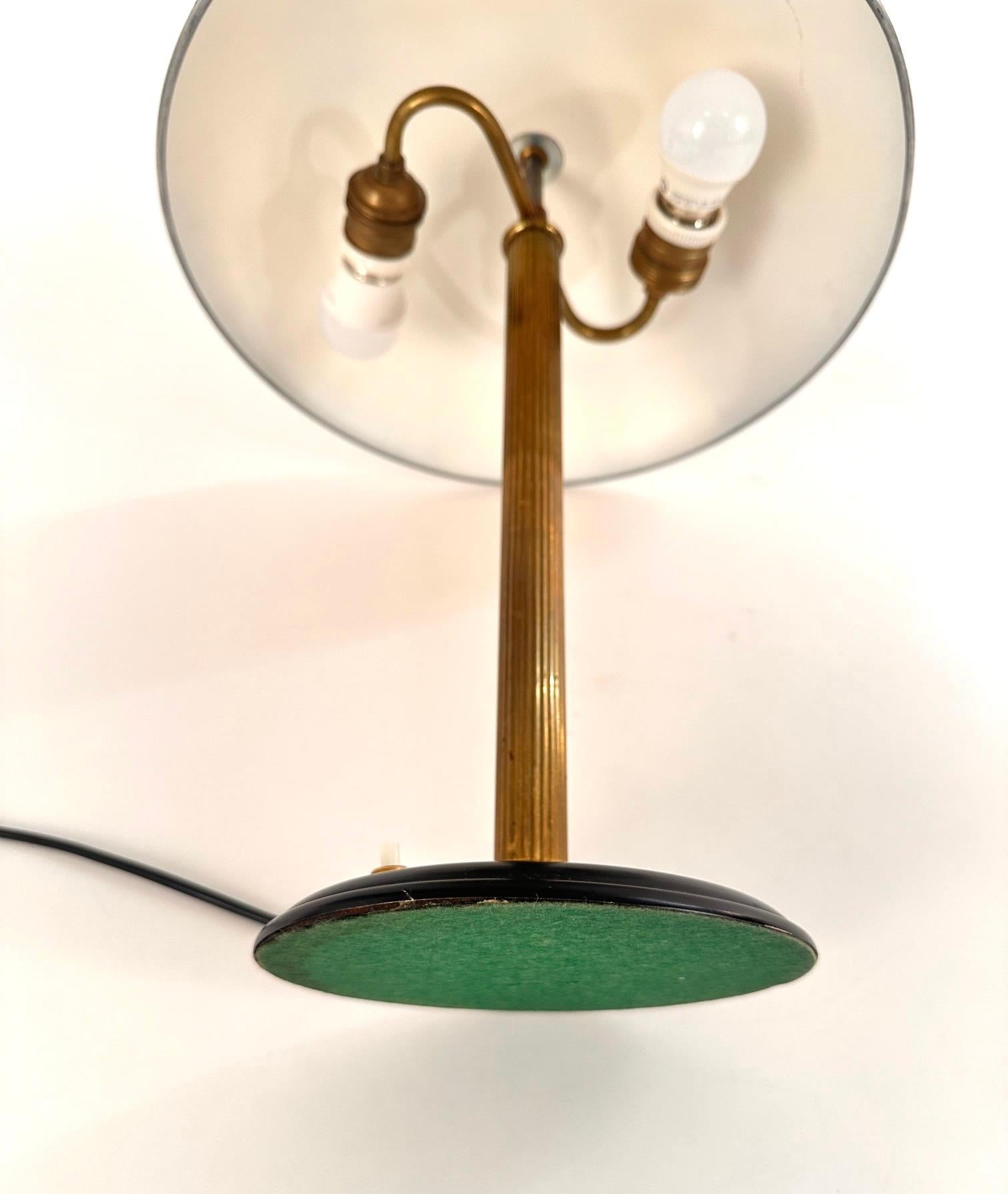 Chrome Mid-Century Mpdern Italian Table lamp For Sale