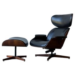 Mr. Chair und Ottoman aus der Jahrhundertmitte von George Mulhauser für Plycraft