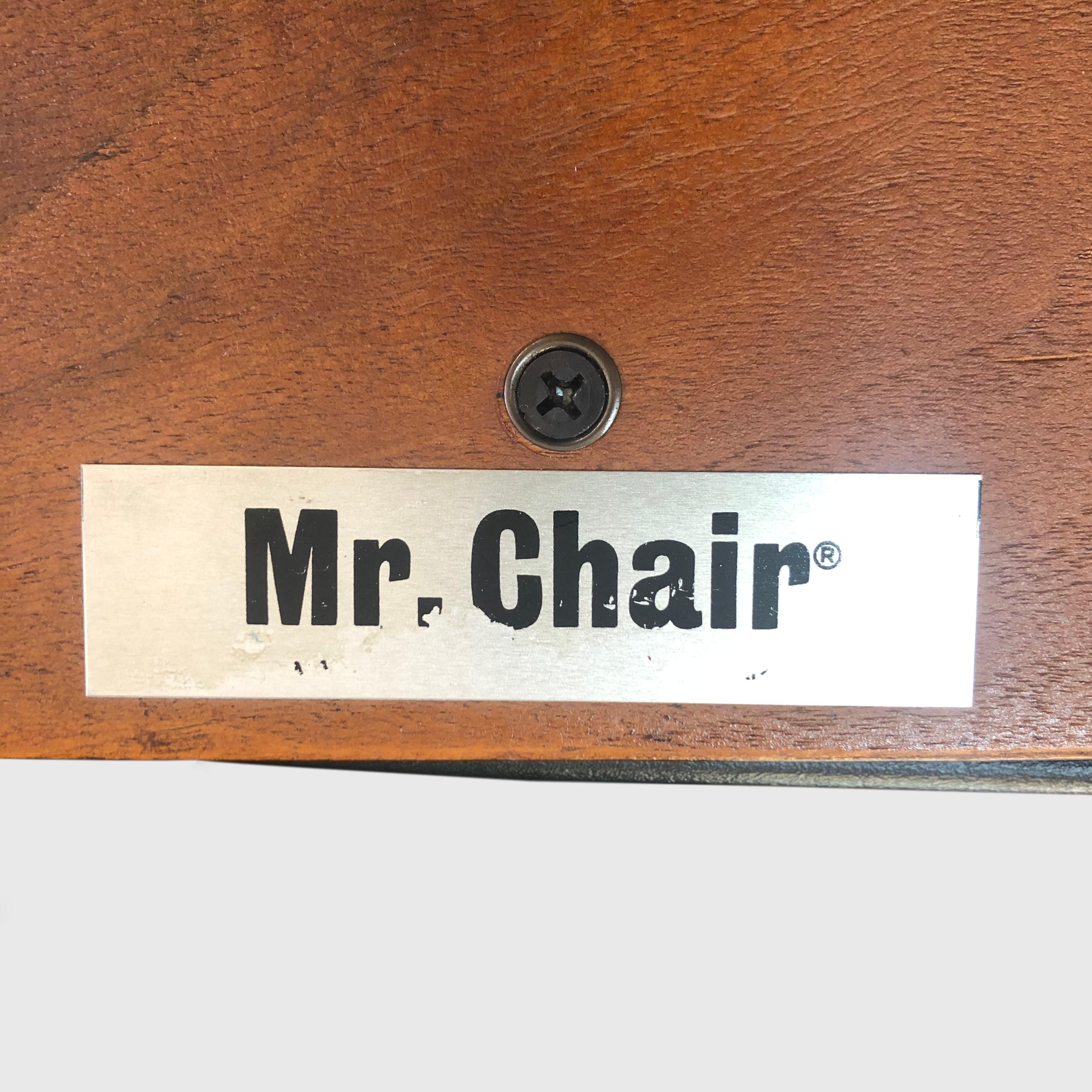 Naugahyde Mid Century Mr. Chair Executive Desk Chair by George Mulhauser for Plycraft