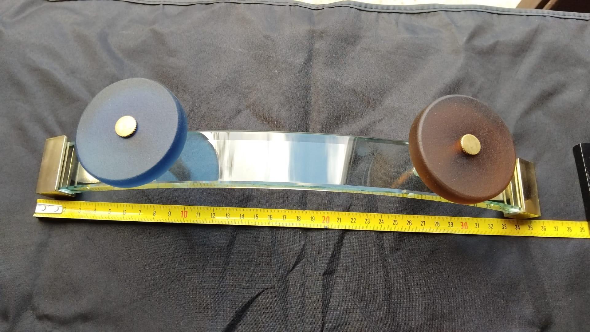 Mid-Century moderno Appendiabiti multicolore di metà secolo in vetro di Murano Module 