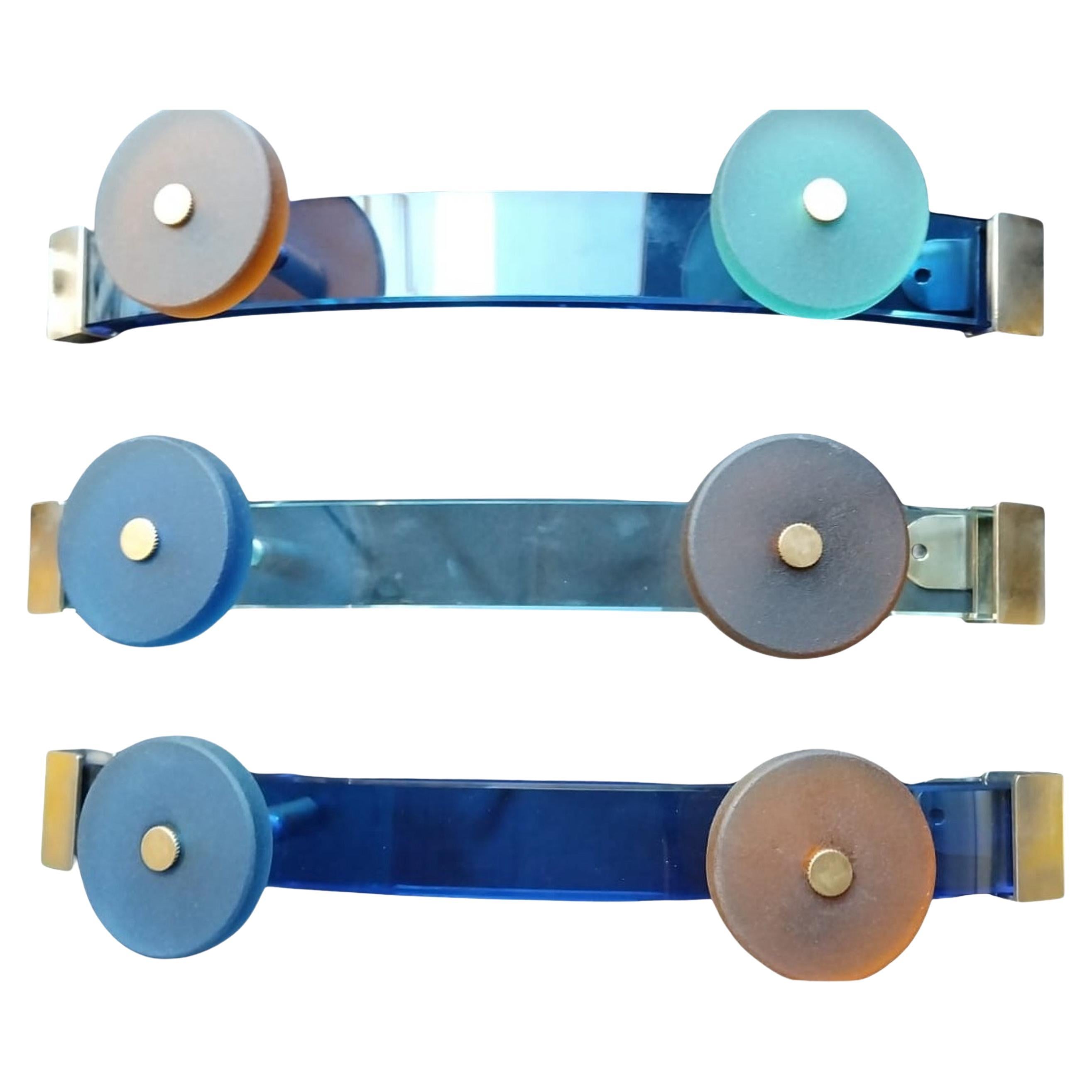 Appendiabiti multicolore di metà secolo in vetro di Murano Module "Primus", Italia, anni 
70