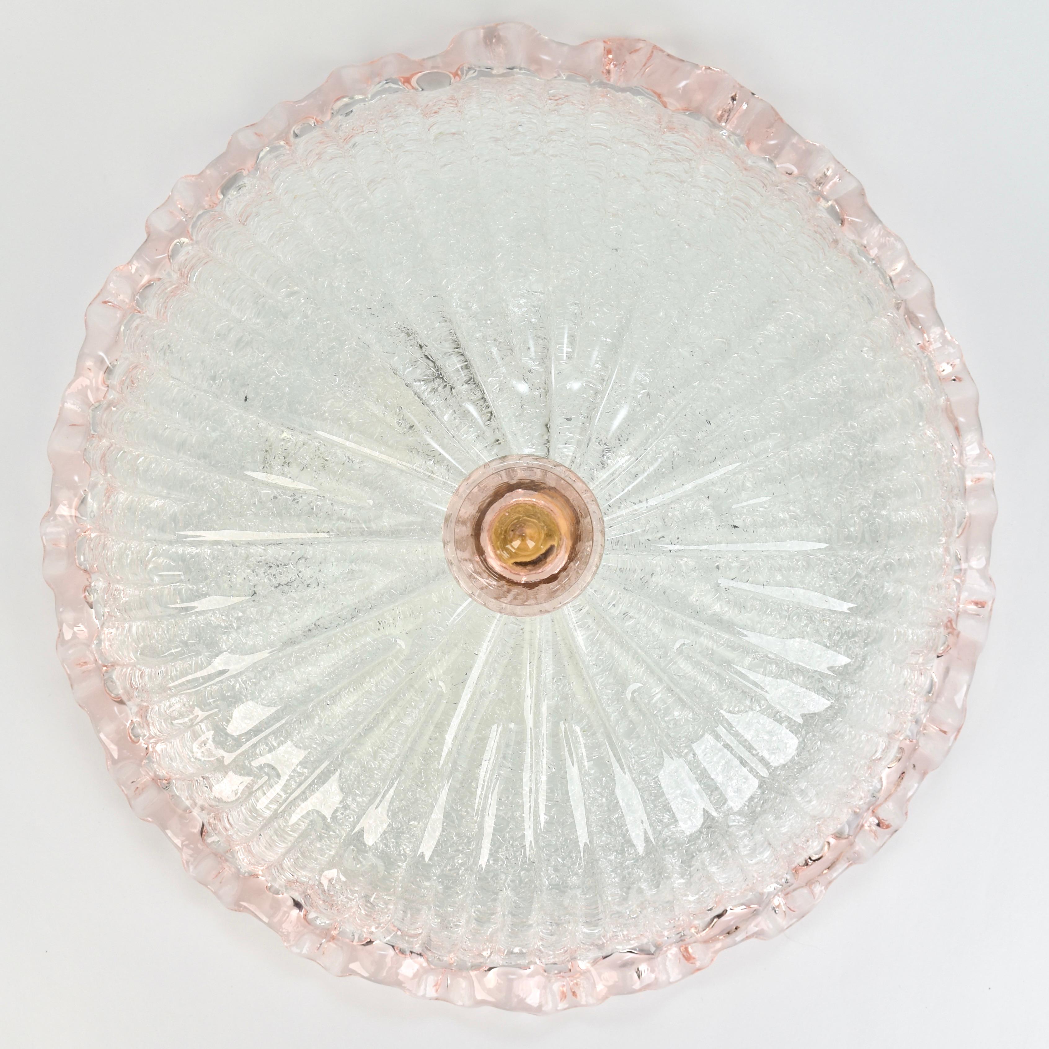 Monture affleurante du milieu du siècle à Murano Barovier&Toso Bon état - En vente à AMSTERDAM, NL