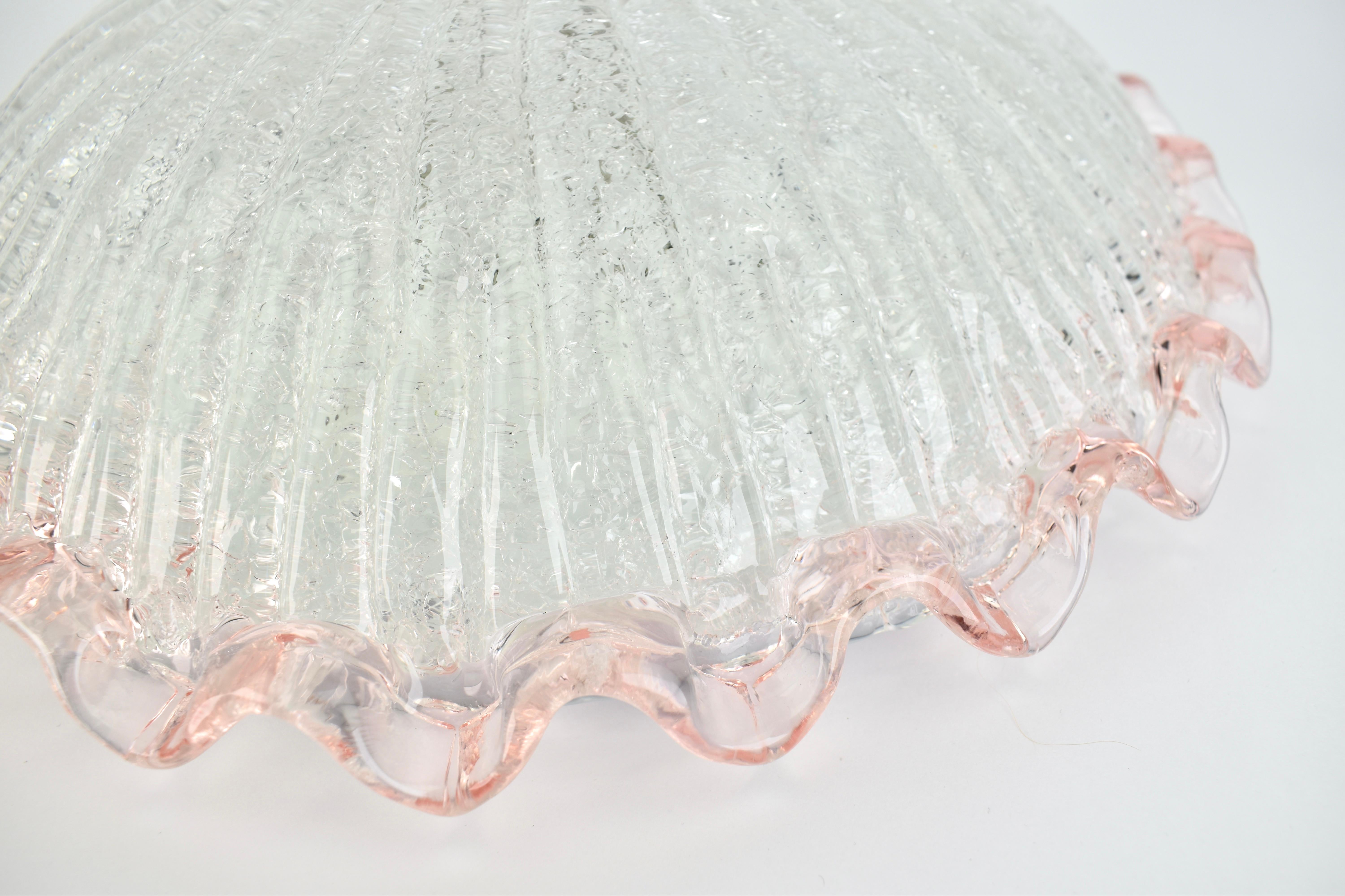 20ième siècle Monture affleurante du milieu du siècle à Murano Barovier&Toso en vente