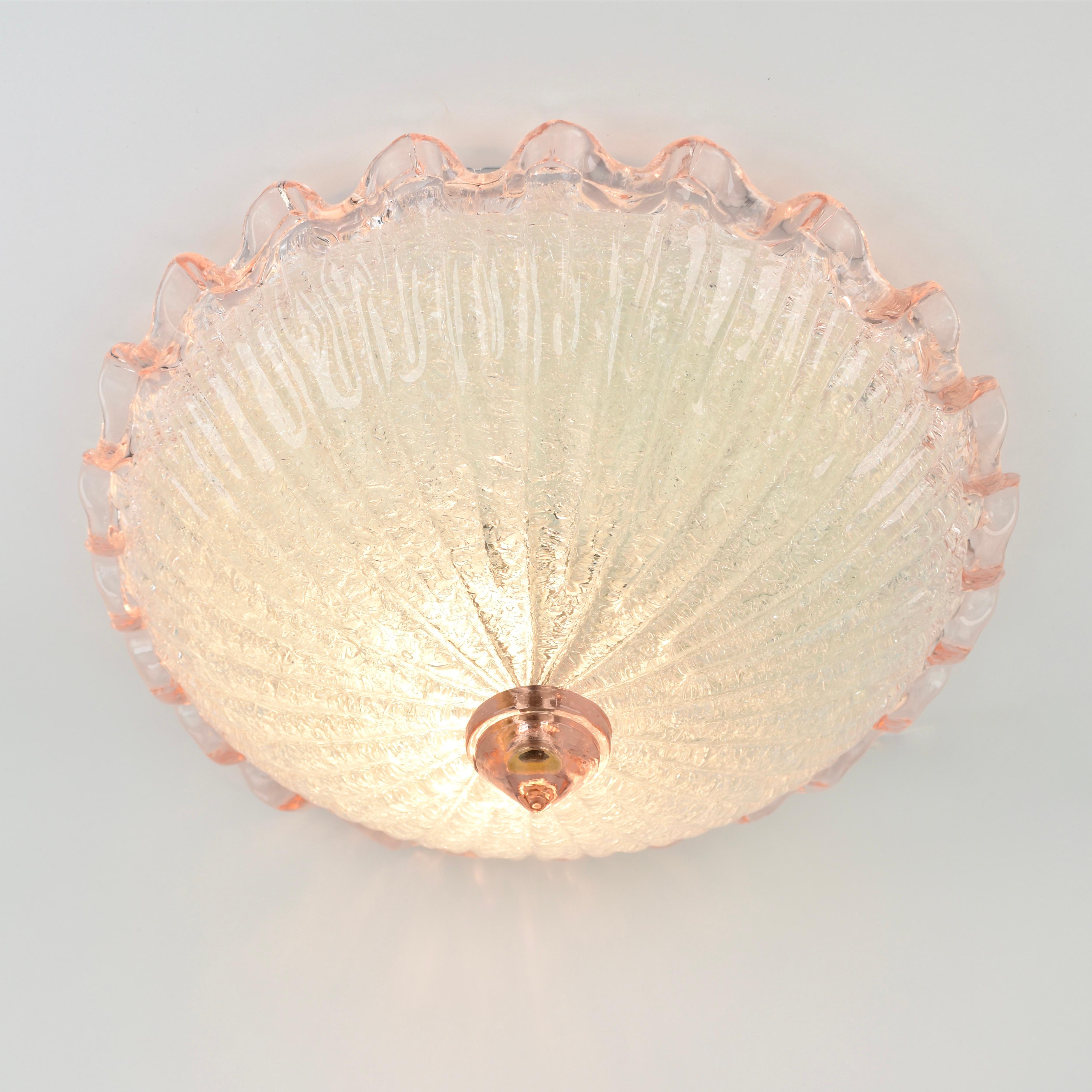 Monture affleurante du milieu du siècle à Murano Barovier&Toso en vente 1