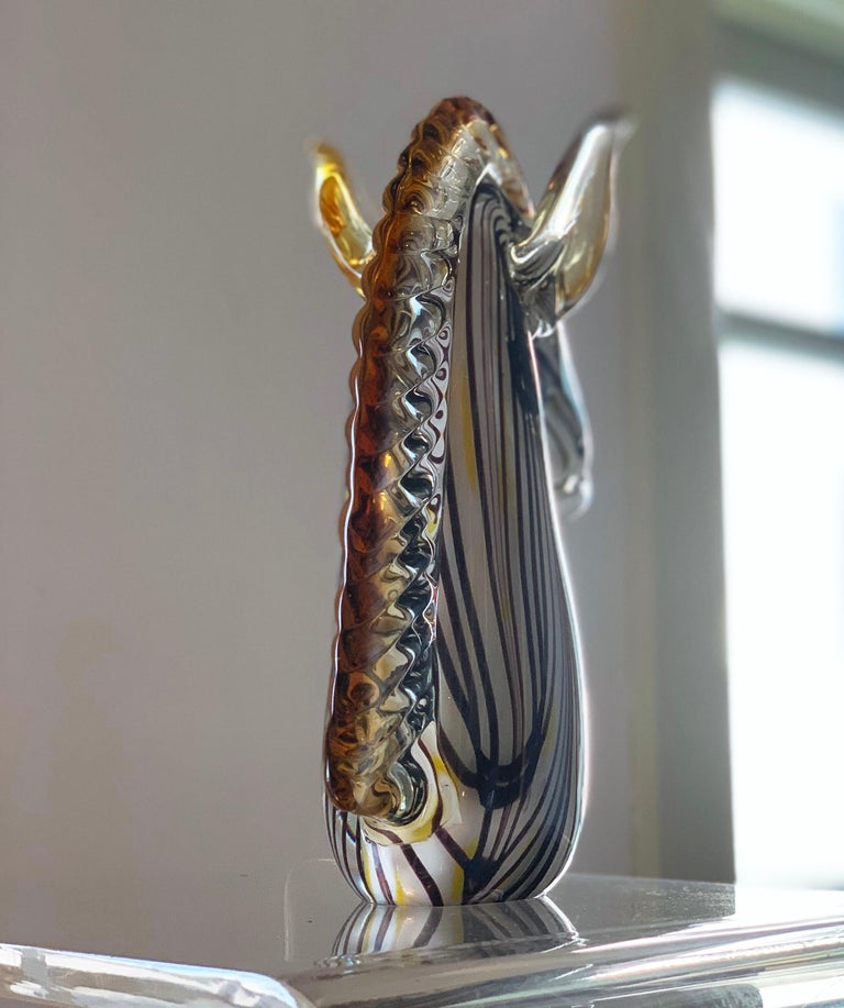 blown glass horse