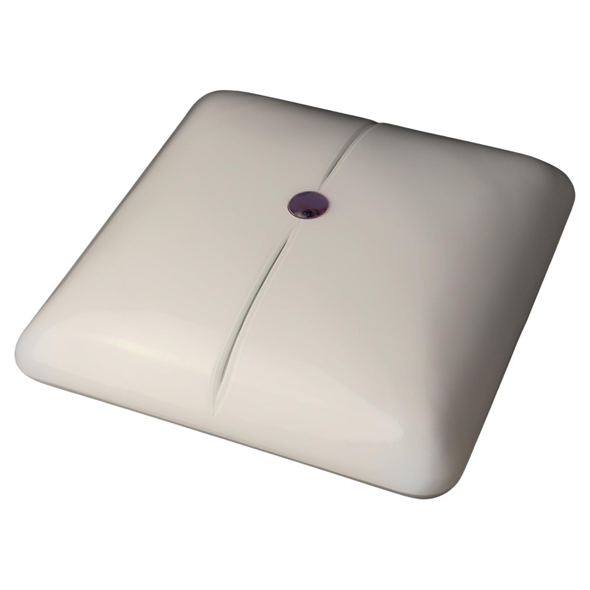 Mid-Century Murano Ceiling Lamp Vetreria De Majo, Italy 1970s For Sale