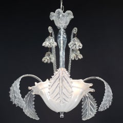 Murano-Kronleuchter aus der Mitte des Jahrhunderts, zugeschrieben Barovier & Toso