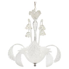 Mid-Century Murano Chandelier Attributed to Barovier 
Toso