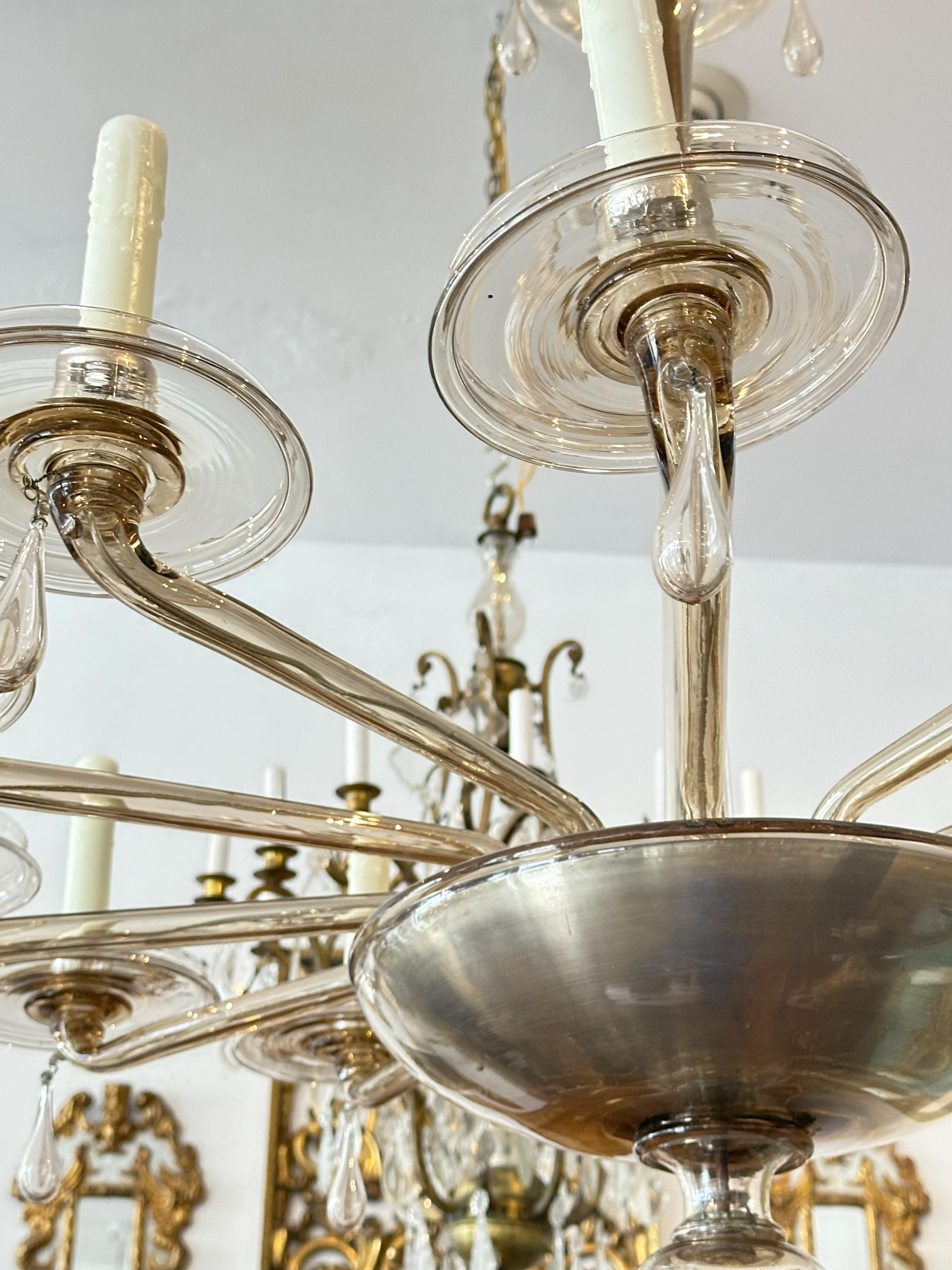 Italian Mid - Century Murano Chandelier