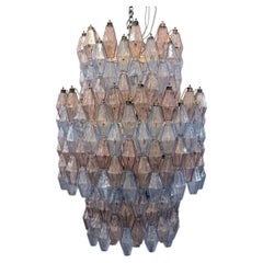 Araña de Murano de mediados de siglo "Polyhedr" de Carlo Scarpa para Venini, Italia