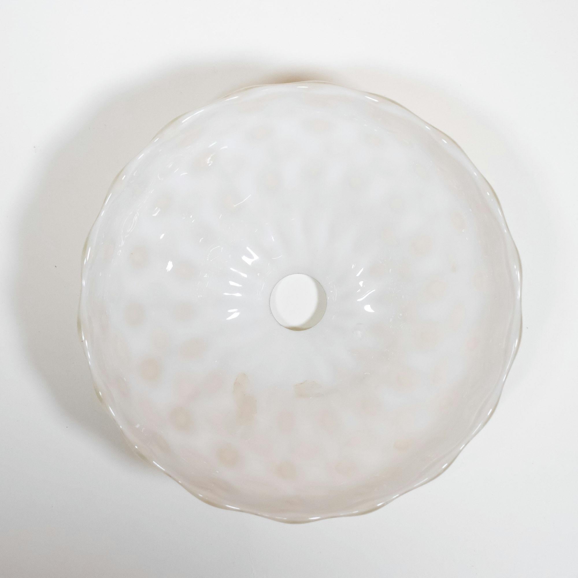 Lampadario di Murano di metà secolo con melograni verdi in vendita 6