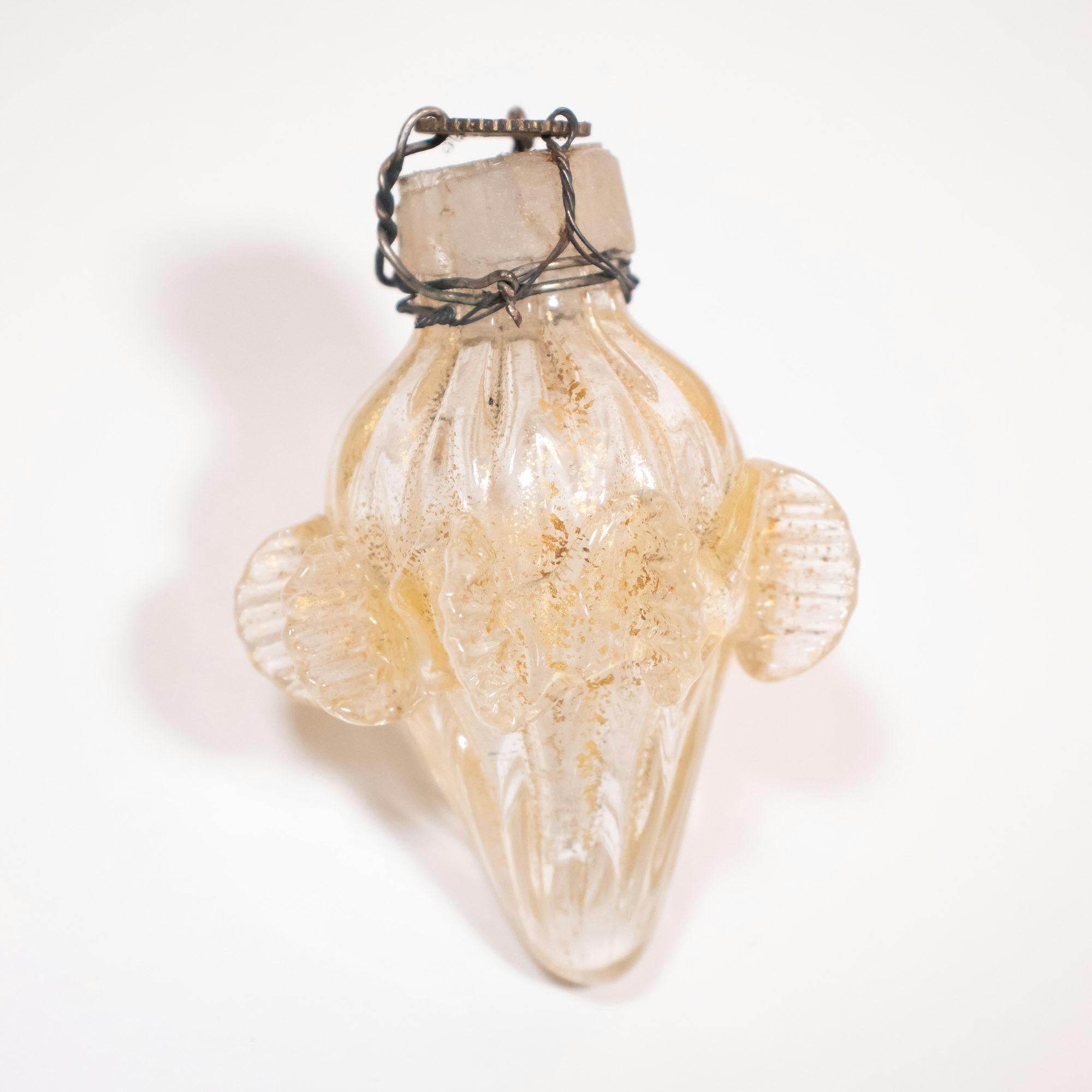 Lampadario di Murano di metà secolo con melograni verdi in vendita 10