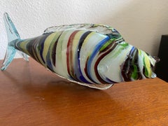 Muranofisch-Figur aus der Jahrhundertmitte