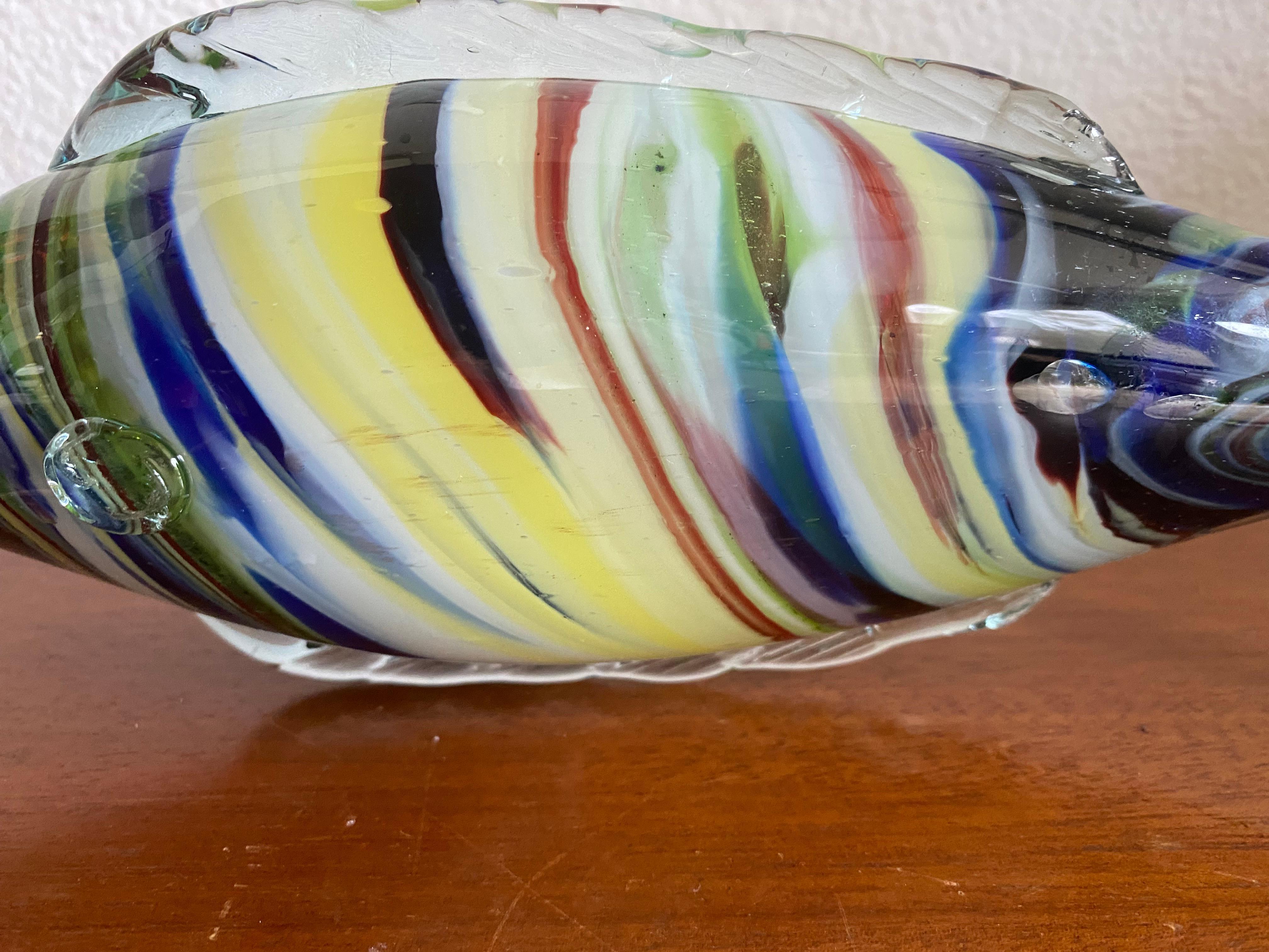 Mid-20th Century Midcentury Murano Fish Figurine For Sale