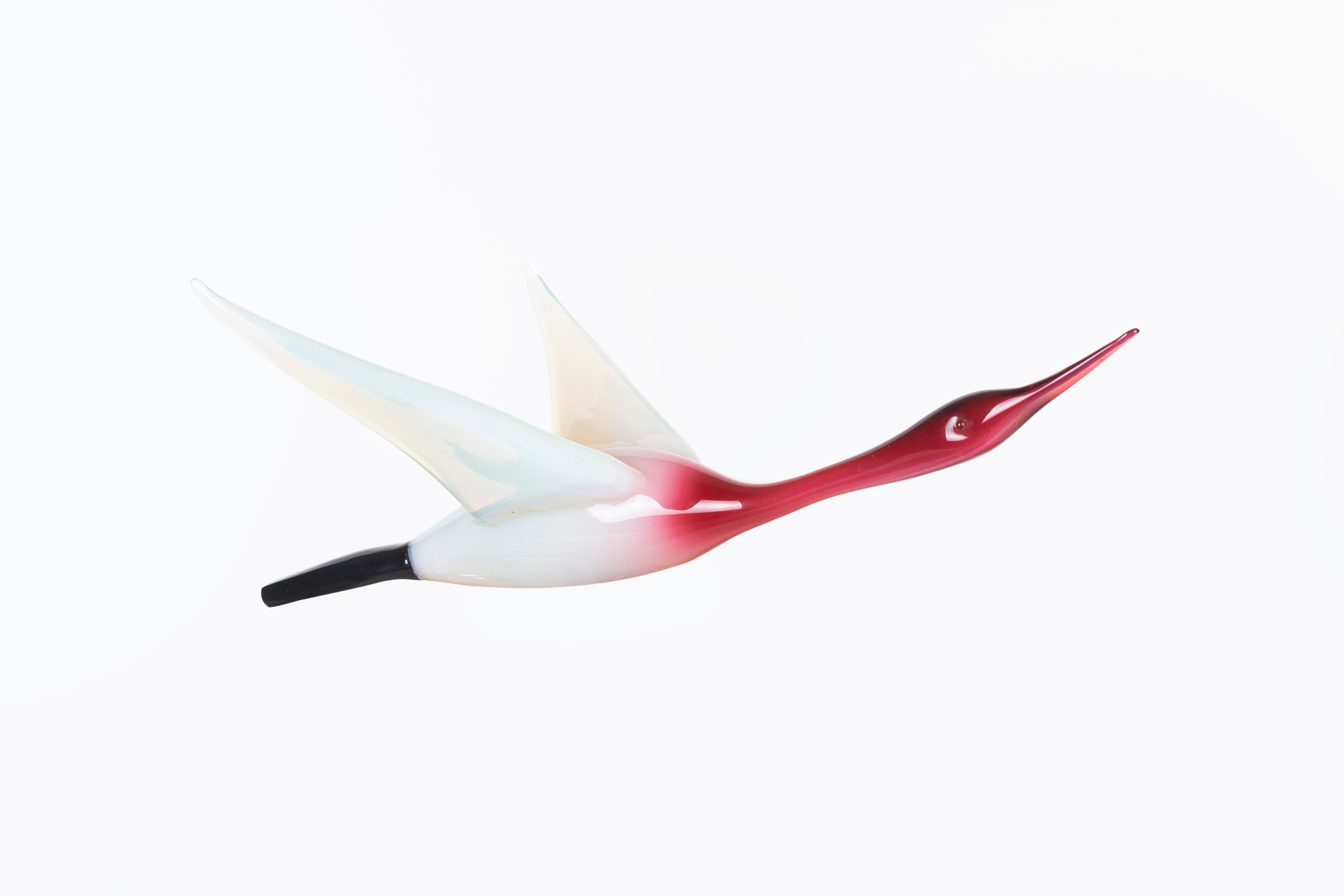 Italian Midcentury Murano Glass Bird