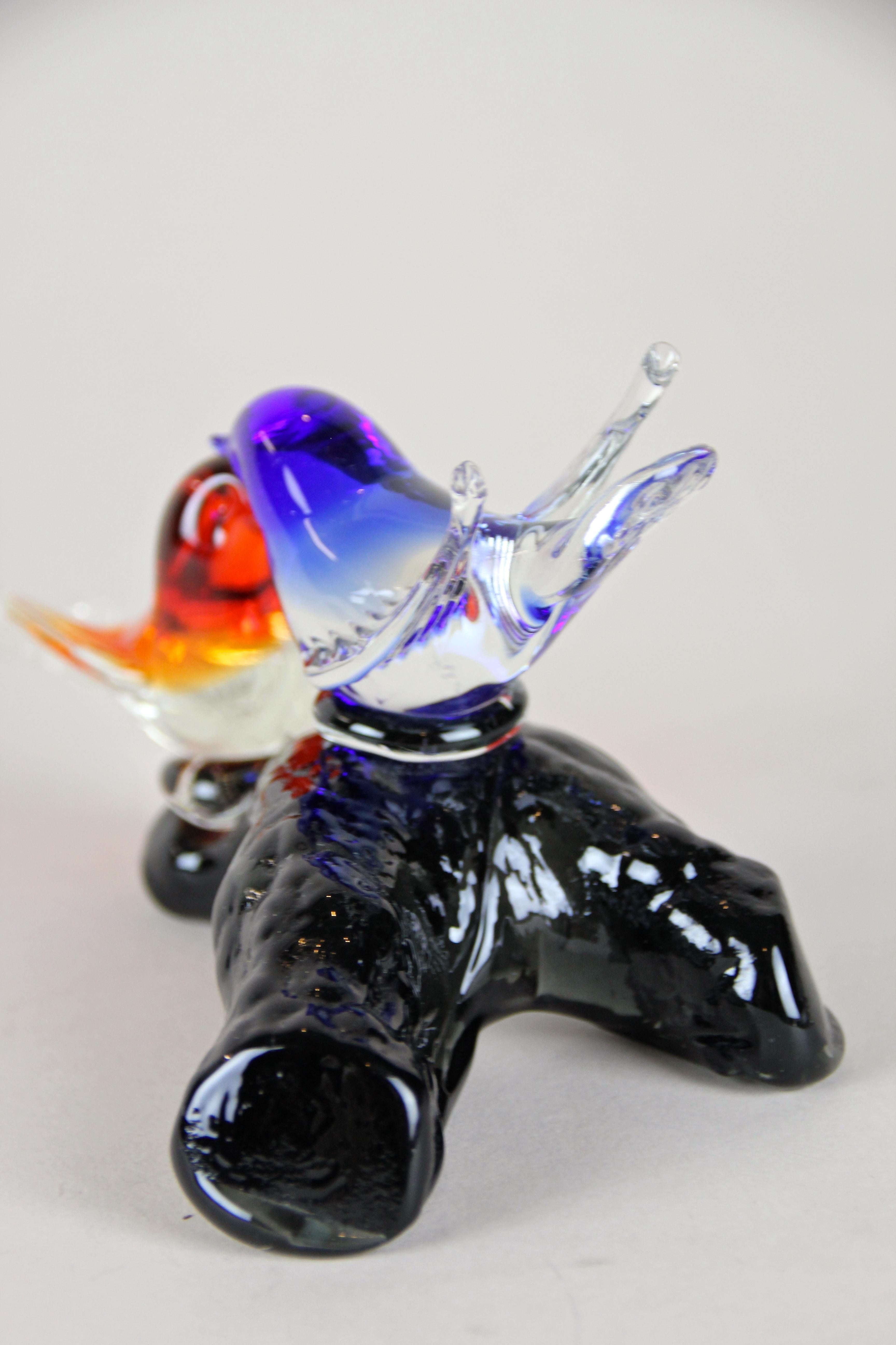 murano glass birds 1960