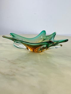 Bol en verre de Murano du milieu du siècle, design italien des années 1960