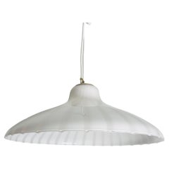 Mid-Century Murano Glass Ceiling Lamp by Venini, Italy, 1960s