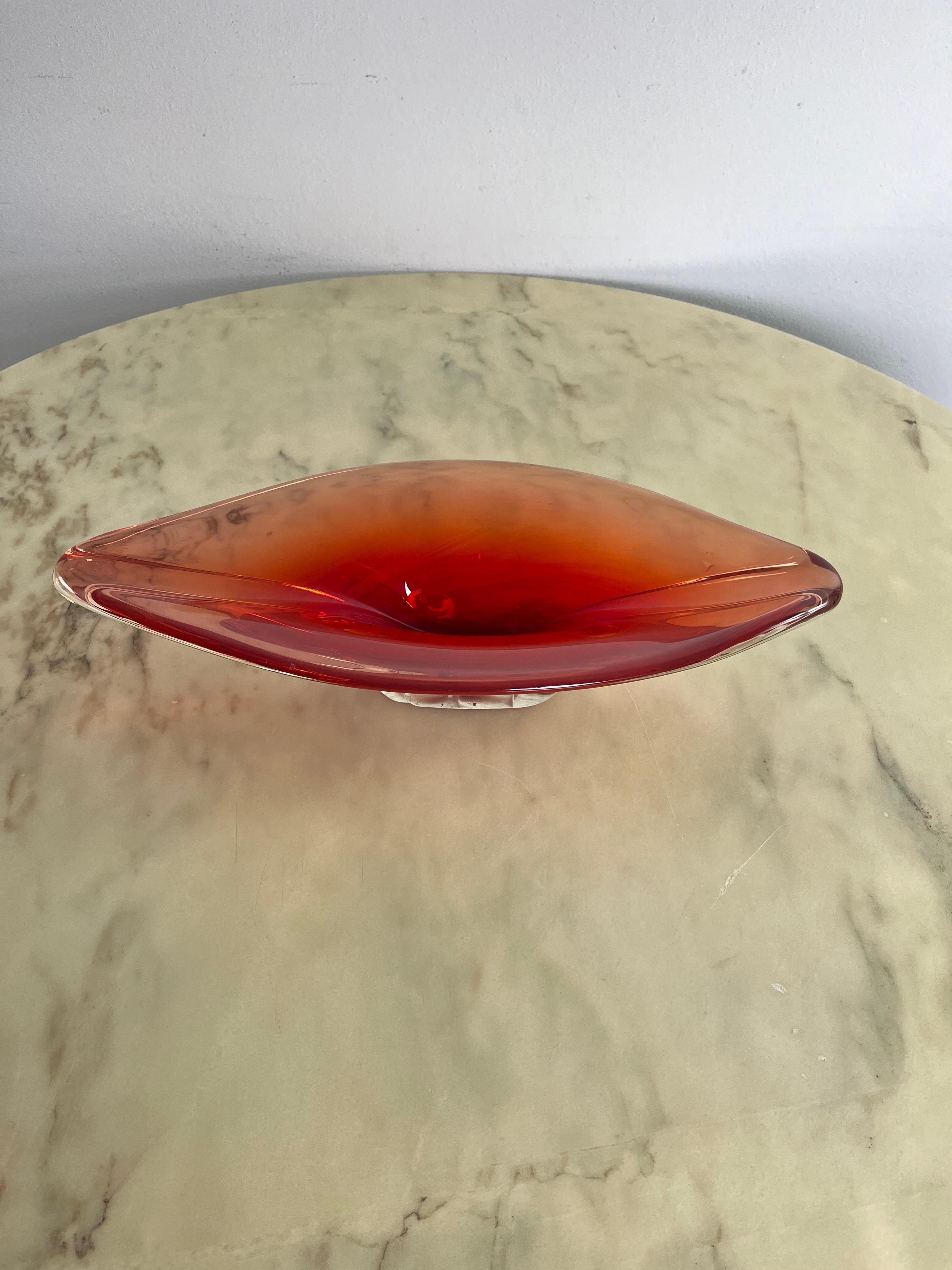 Mid-Century Murano Glass Centerpiece 1960s In Good Condition For Sale In Palermo, IT