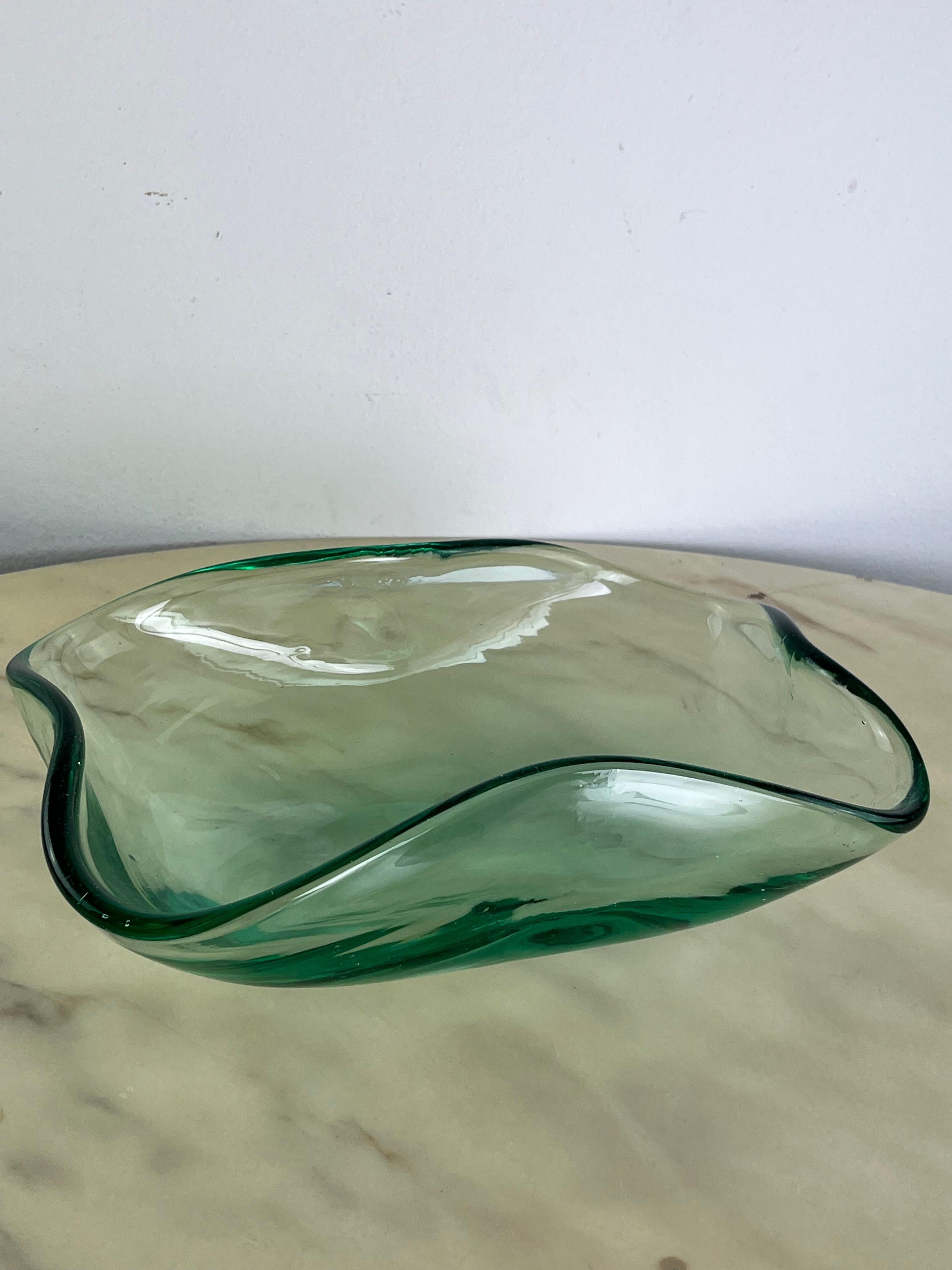 Verre de Murano Centre de table en verre de Murano du milieu du siècle dernier attribué à Max Ingrand pour Fontana Arte  en vente