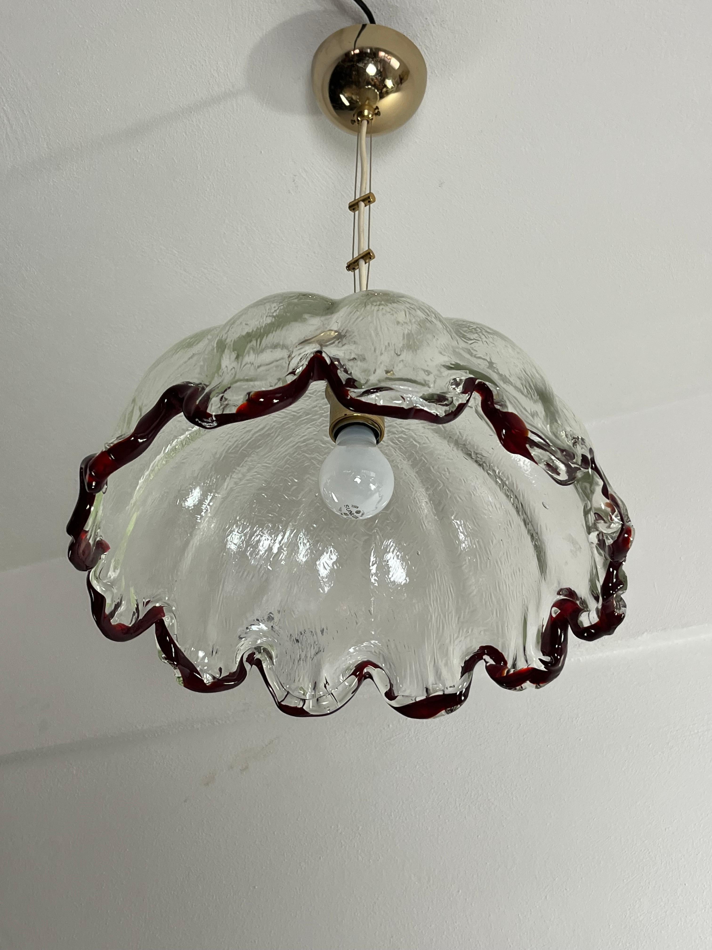 Mid-century Murano Glass Chandelier, 1960s For Sale 5